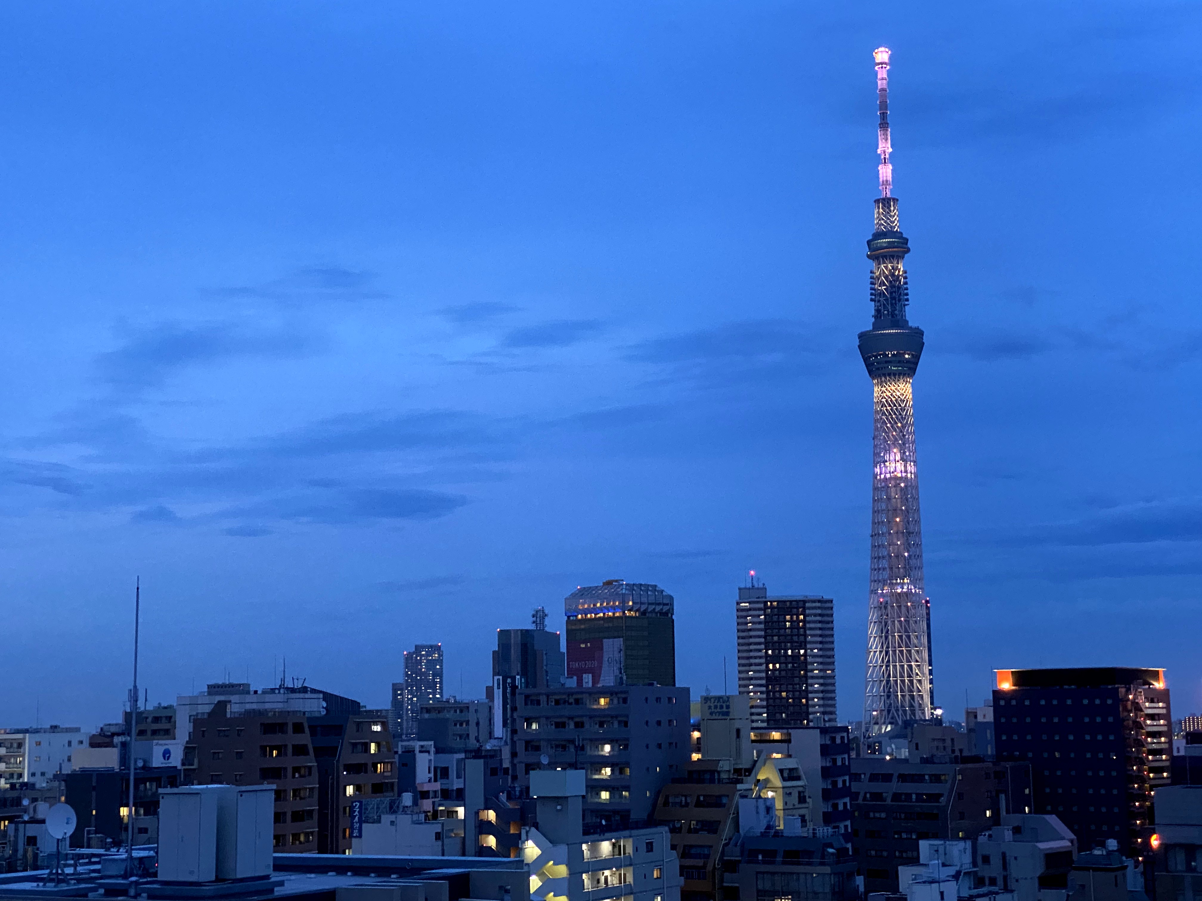 Special lighting has started at Tokyo Skytree!!