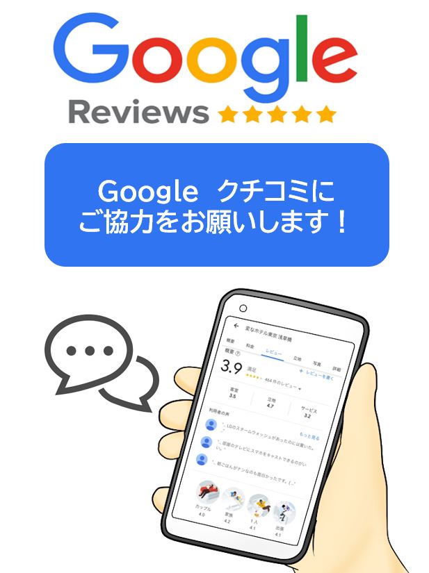 We look forward to your posts on 'Google Reviews'♪