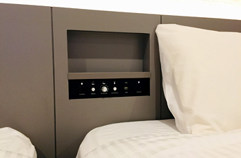 Bed with Outlet