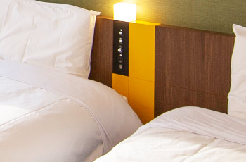 Bed with Outlet