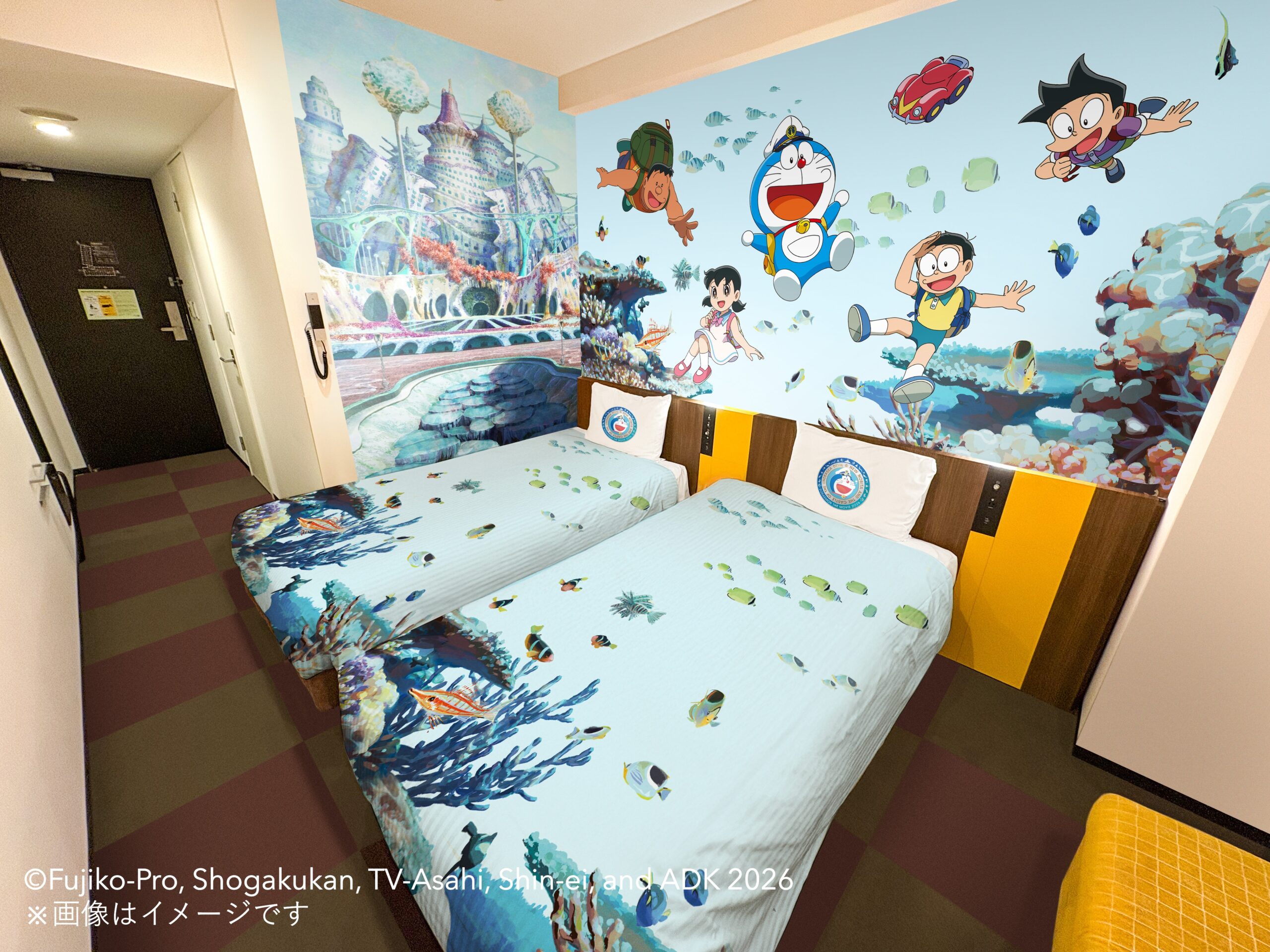 Henn na Hotel & Henn na Resort & Spa Tie-up with "Doraemon the Movie: Nobita's New Underwater Demon Castle" - "Doraemon Movie Room" Now Available