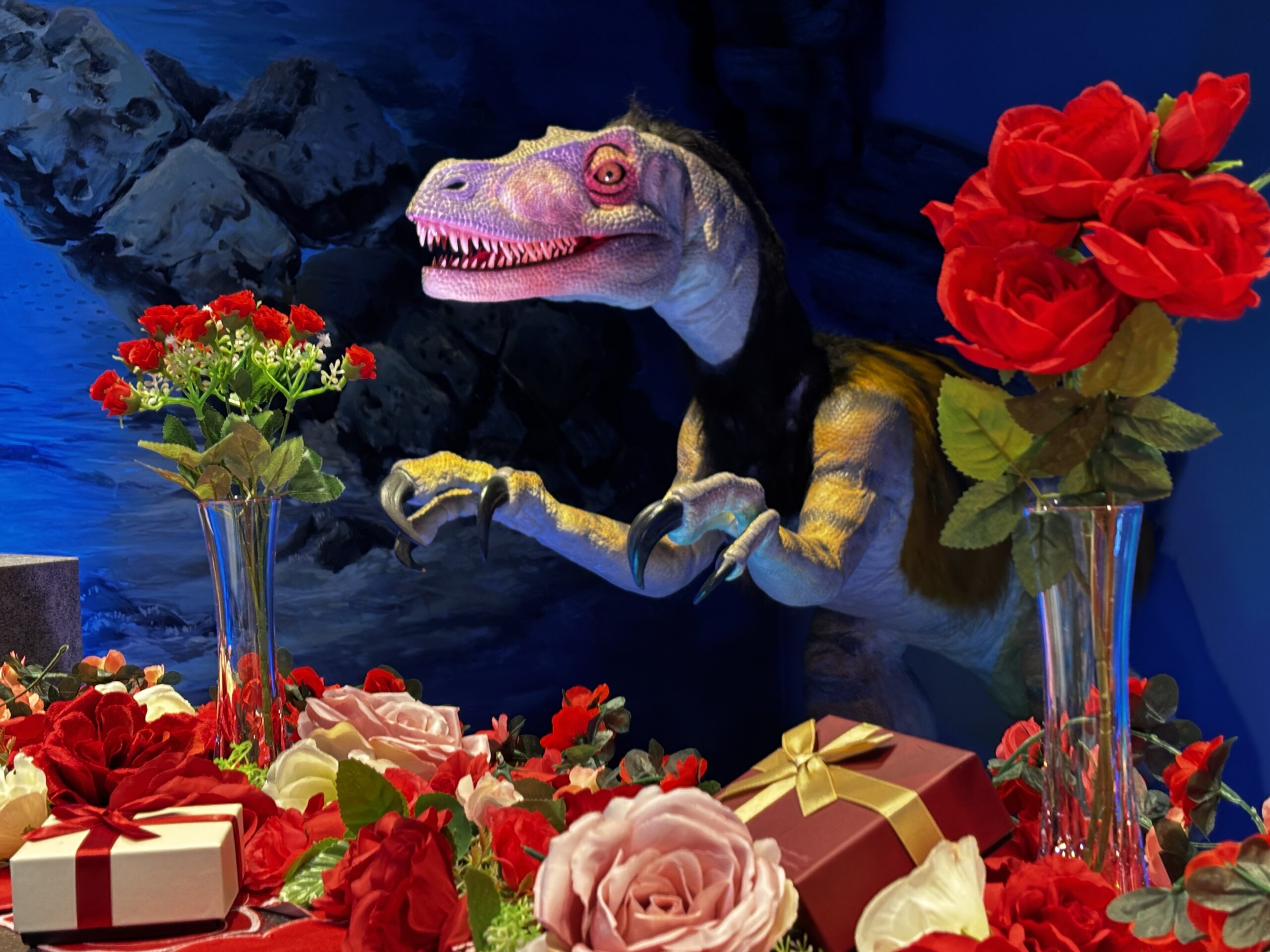 Passionate Red Roses 🌹 × Dinosaurs' Valentine 🍫🎀