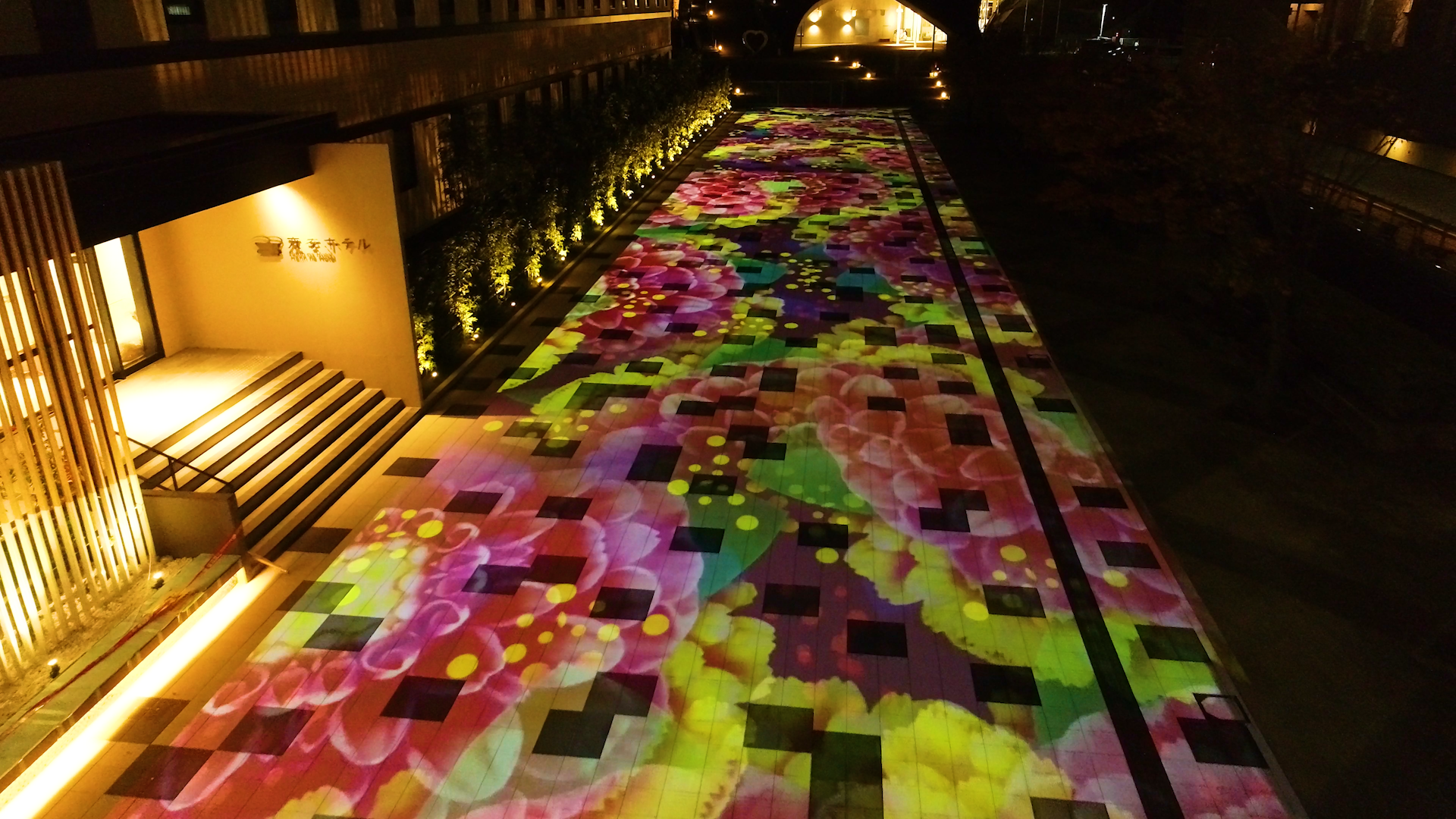 Largest Projection Mapping on the Japan Sea Side