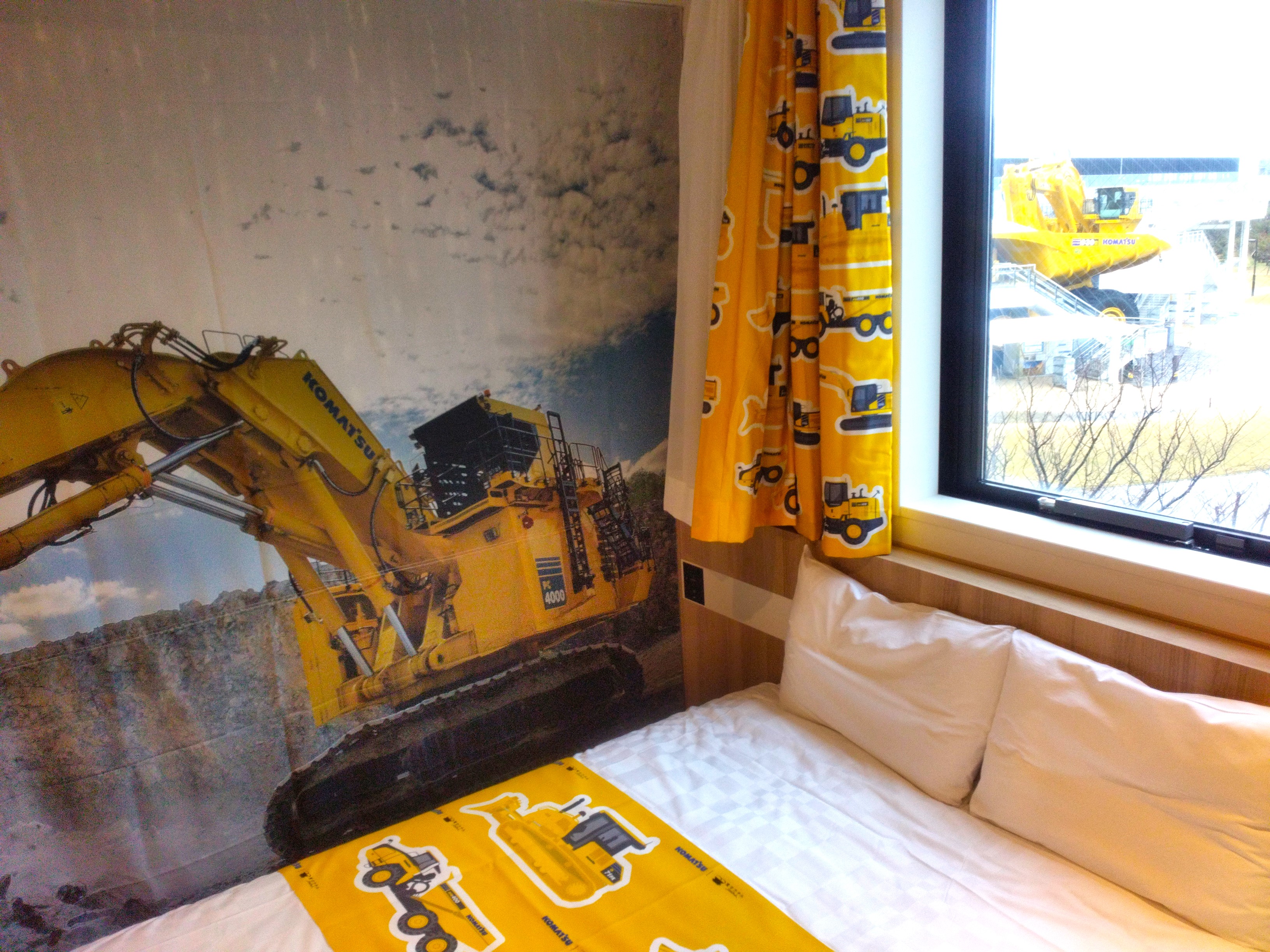 Stay in the Kenki Room designed with construction and mining machinery! New plan available!!