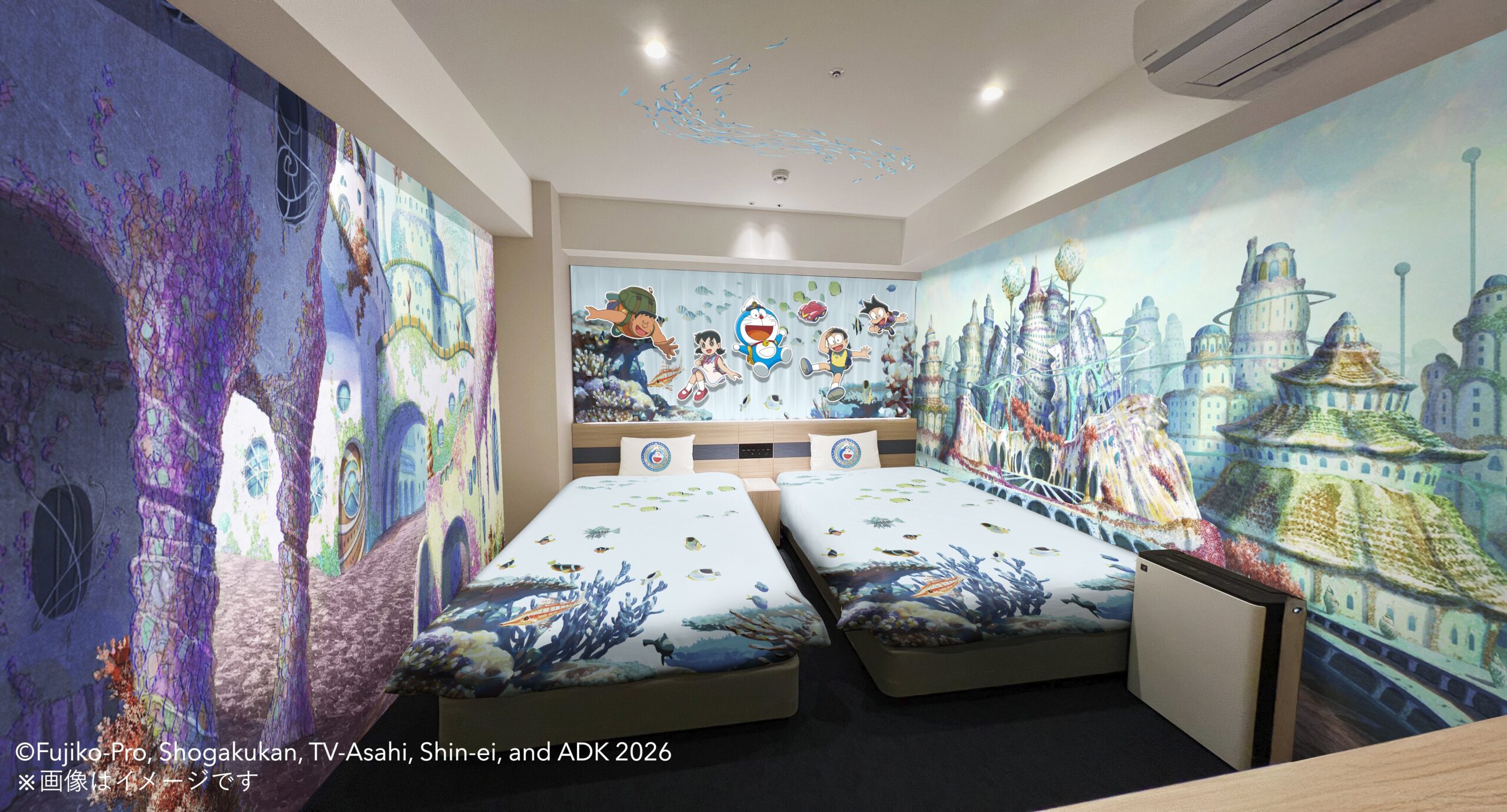 Henn na Hotel & Henn na Resort & Spa Tie-up with "Doraemon the Movie: Nobita's New Underwater Demon Castle" - "Doraemon Movie Room" Now Available