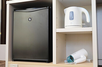 Refrigerator, Electric Kettle, Hair Dryer