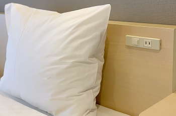 Bed with Outlet