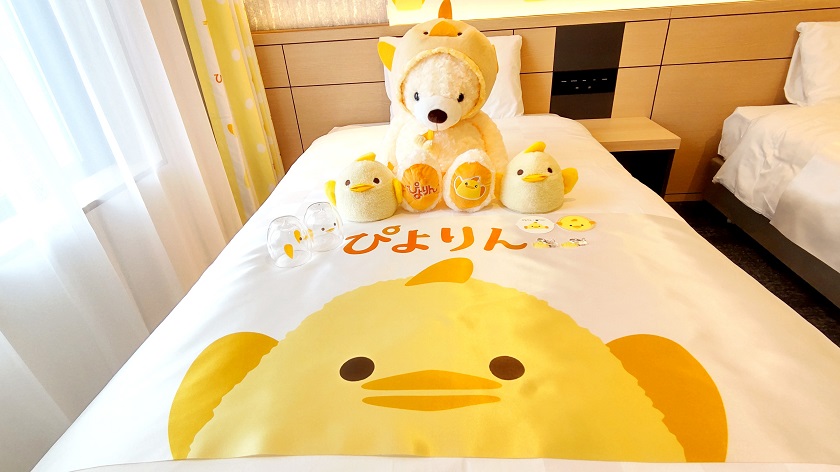 On sale until 6/30! The "Piyorin Room" decorated with Nagoya's new specialty sweets "Piyorin".