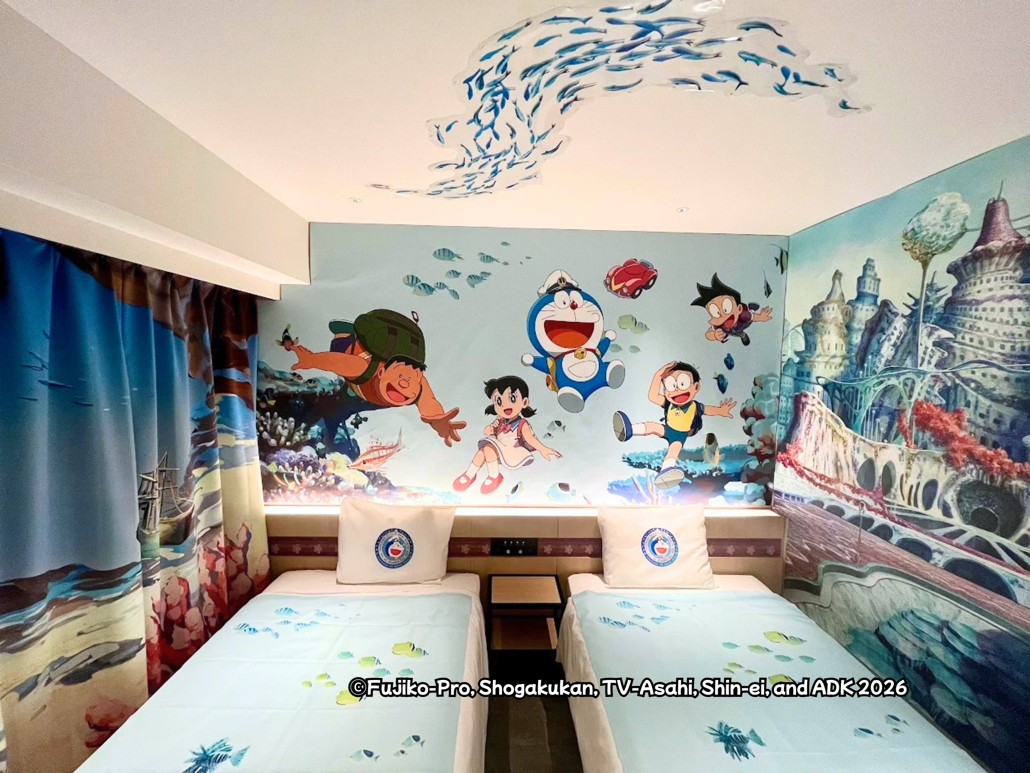 Henn na Hotel & Henn na Resort & Spa Collaborate with "Doraemon the Movie: Nobita's New Underwater Devil Castle" - "Doraemon Movie Room" Guest Room Unveiled
