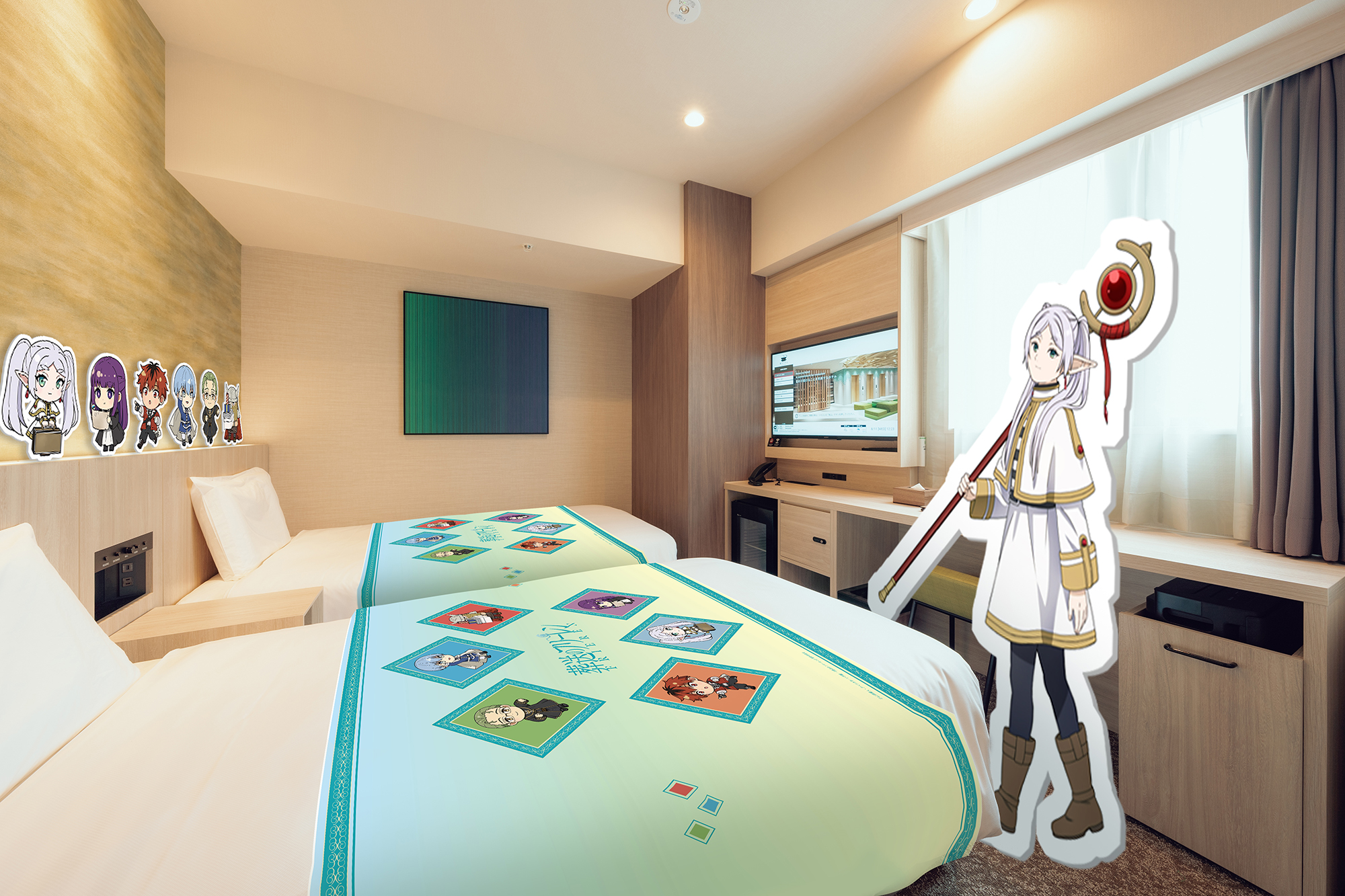 Collaboration Room for the TV Anime 'Sousou no Frieren' Now Available at 10 Hotels Nationwide