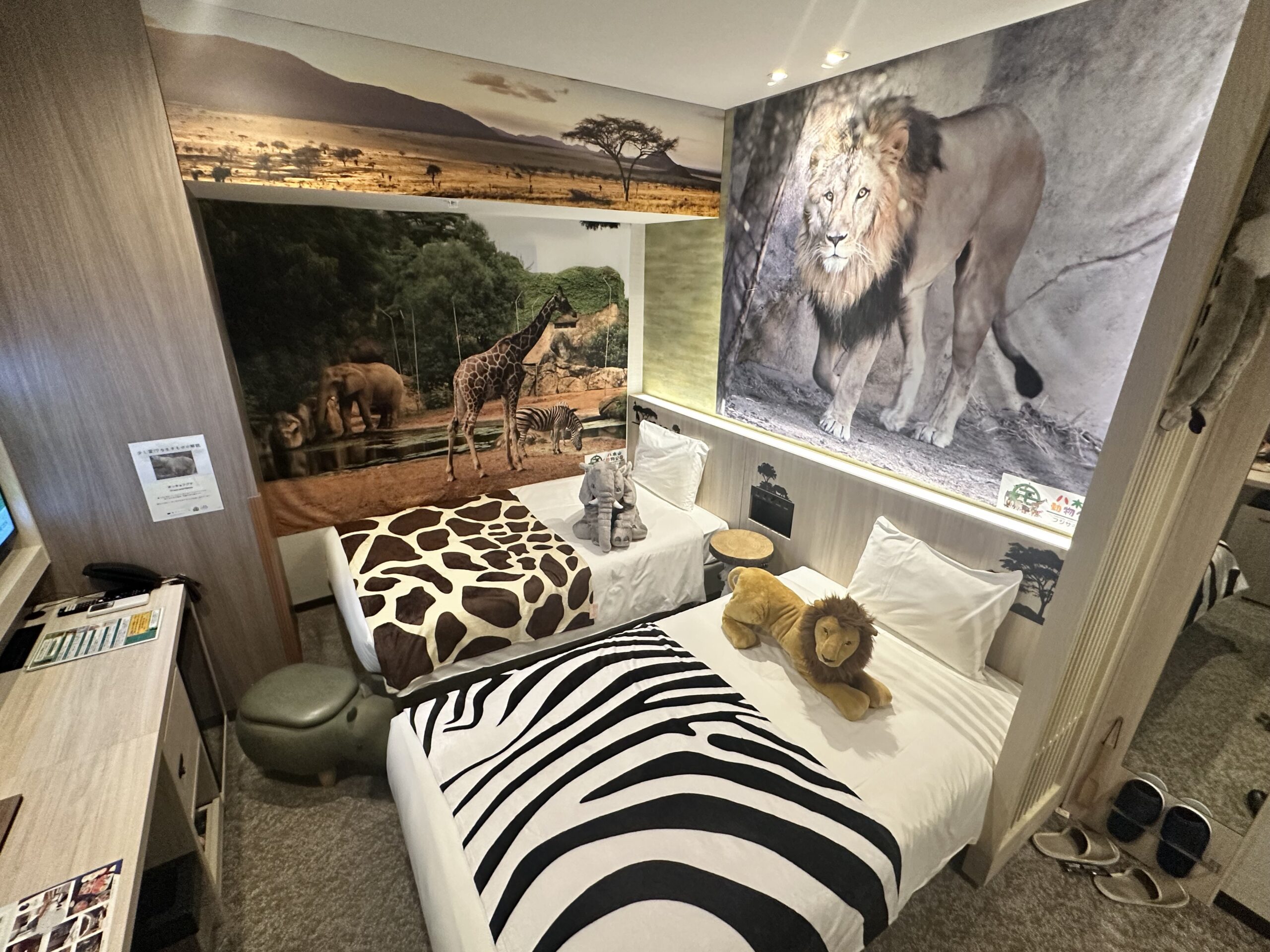 Henn na Hotel Premier Sendai Kokubuncho × Yagiyama Zoological Park Fujisaki no Mori Collaboration "Animal Room" Released 🦁