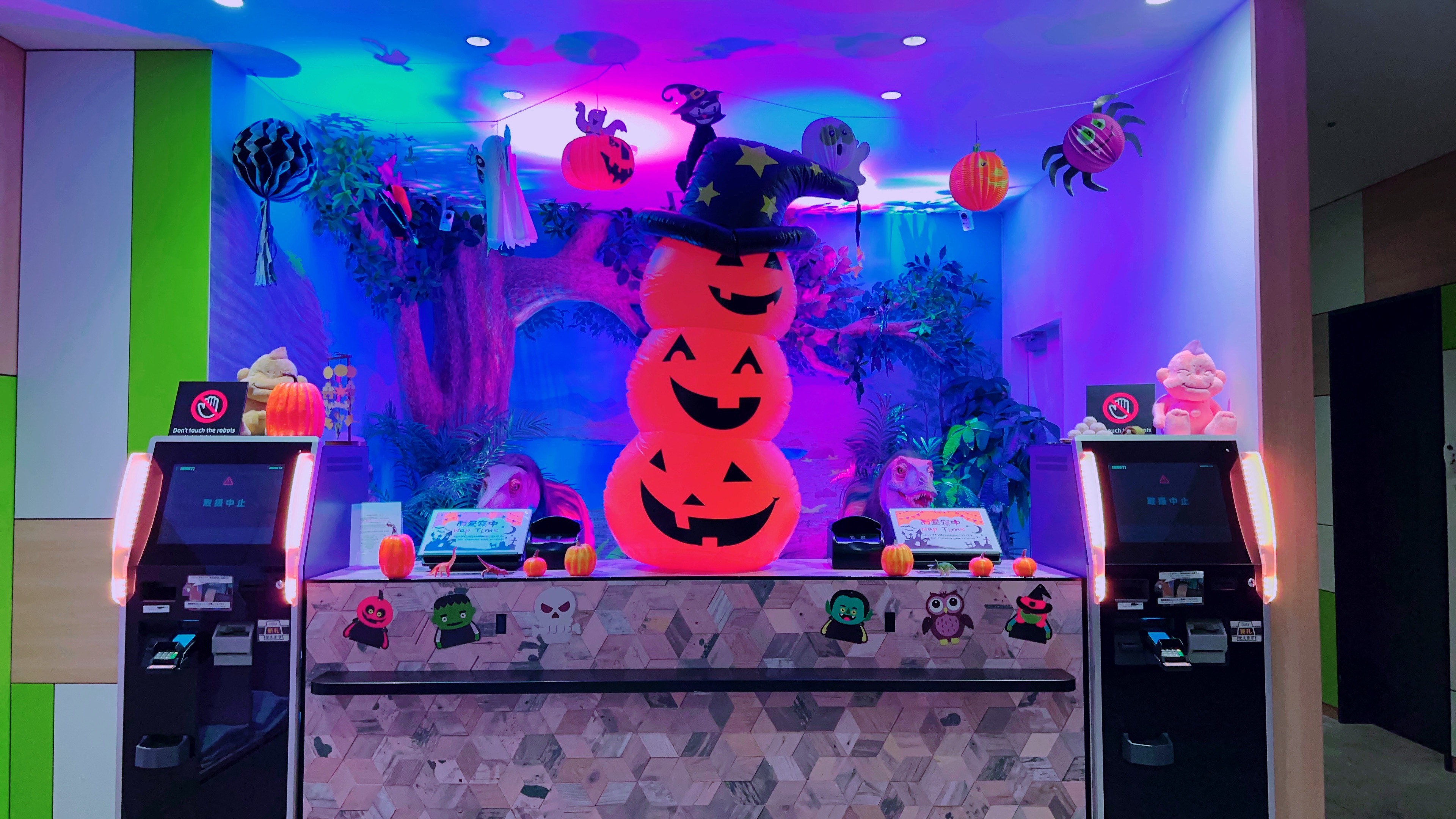 Mr. Pumpkin is at the front desk!! 🎃