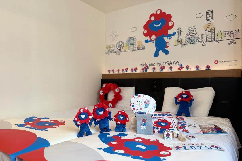 Limited Rooms Available! Original Goods and Admission Tickets for the "Osaka-Kansai Expo" Included! Myakumyaku Collaboration Room! <Breakfast Not Included>
