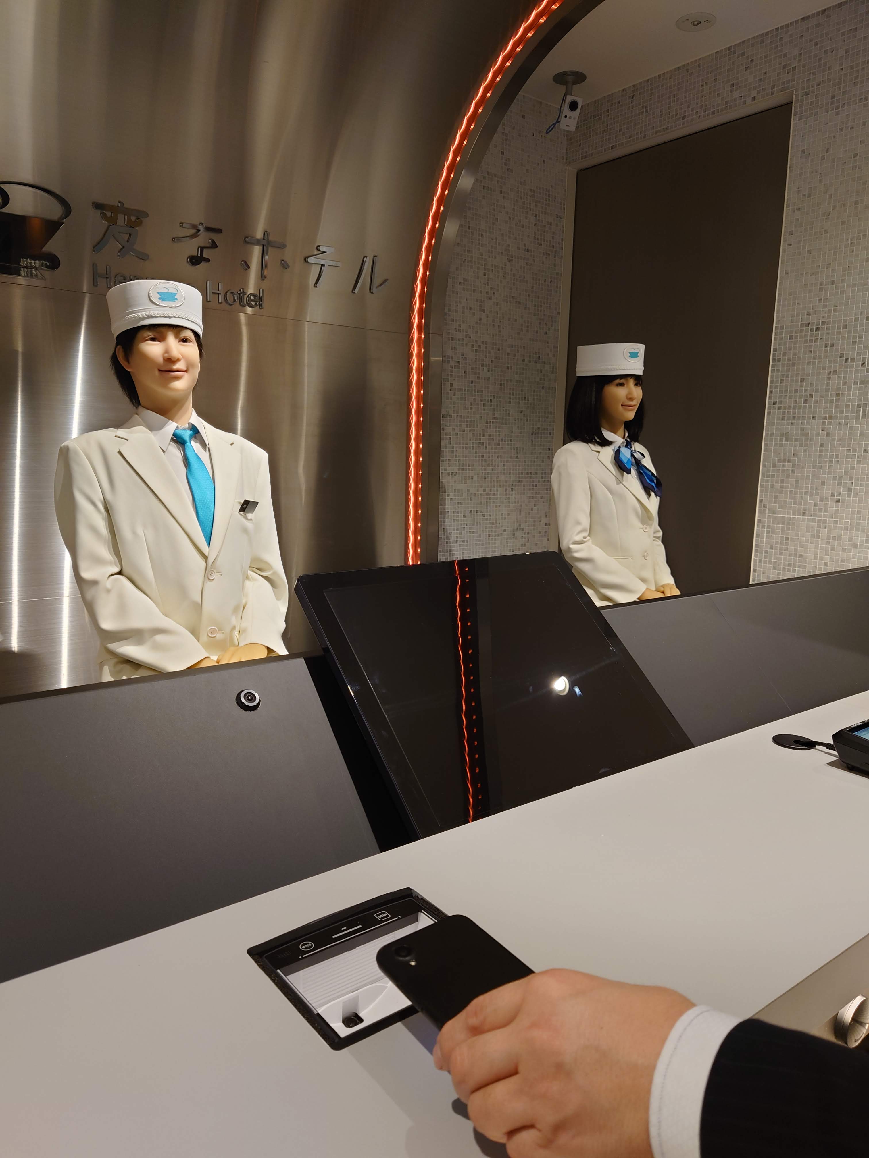 "Henn na Hotel Tokyo Hamamatsucho" Express Check-In available in as little as 10 seconds