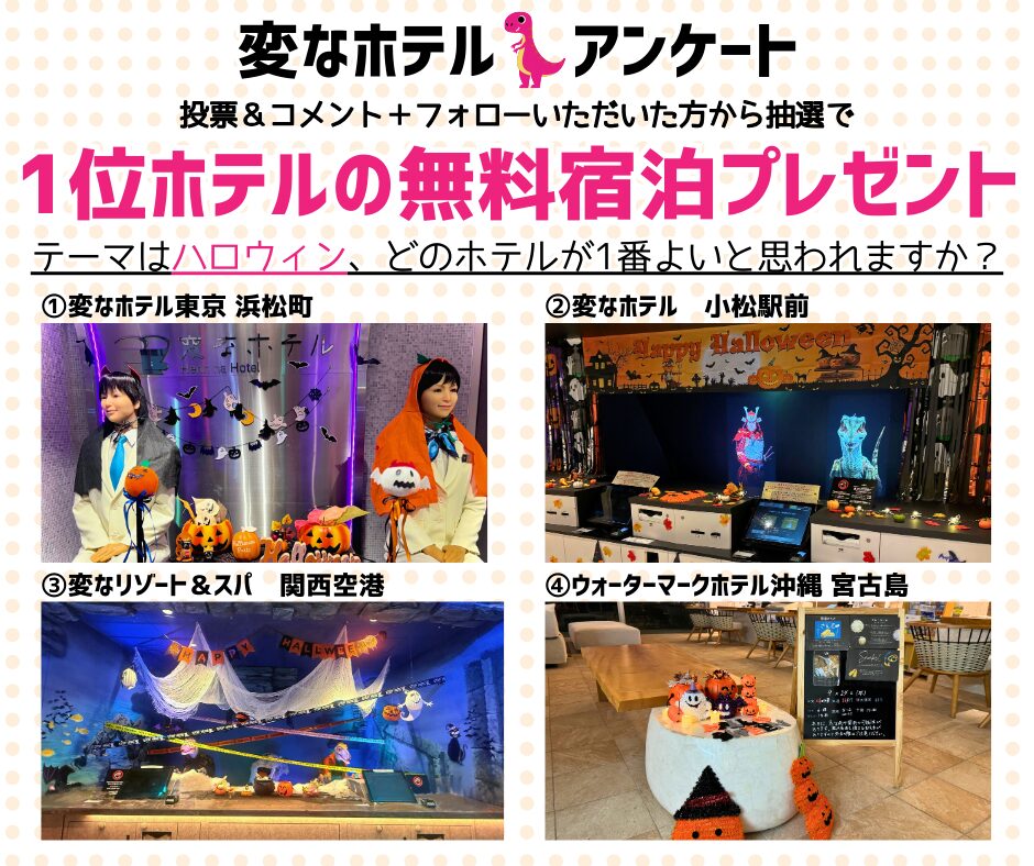 Henn na Hotel Official SNS Front Decoration Survey