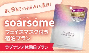 soarsome フェイスマスク付きプラン ラグナシア休園日