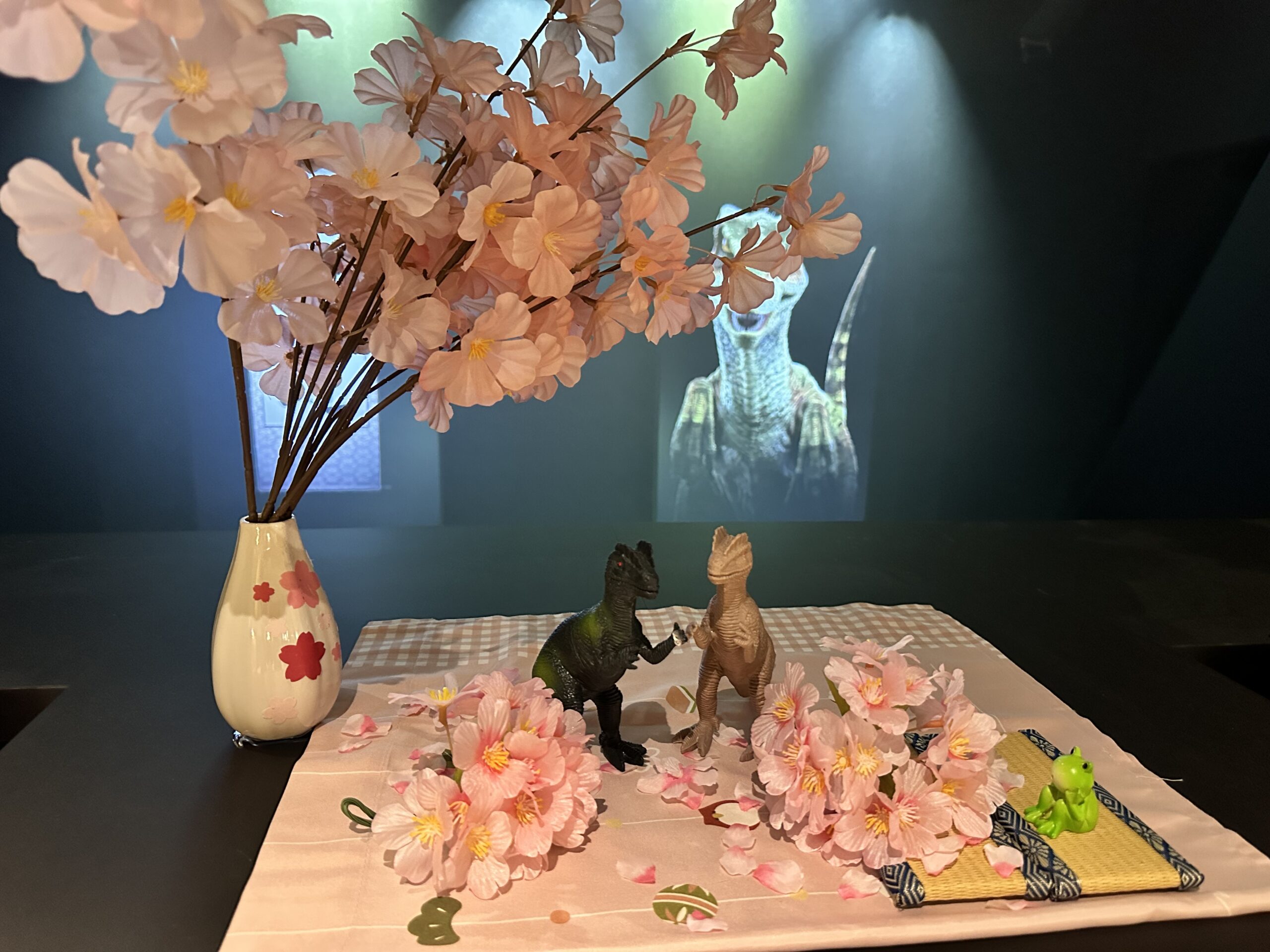 フロントが春仕様になりました。🌸