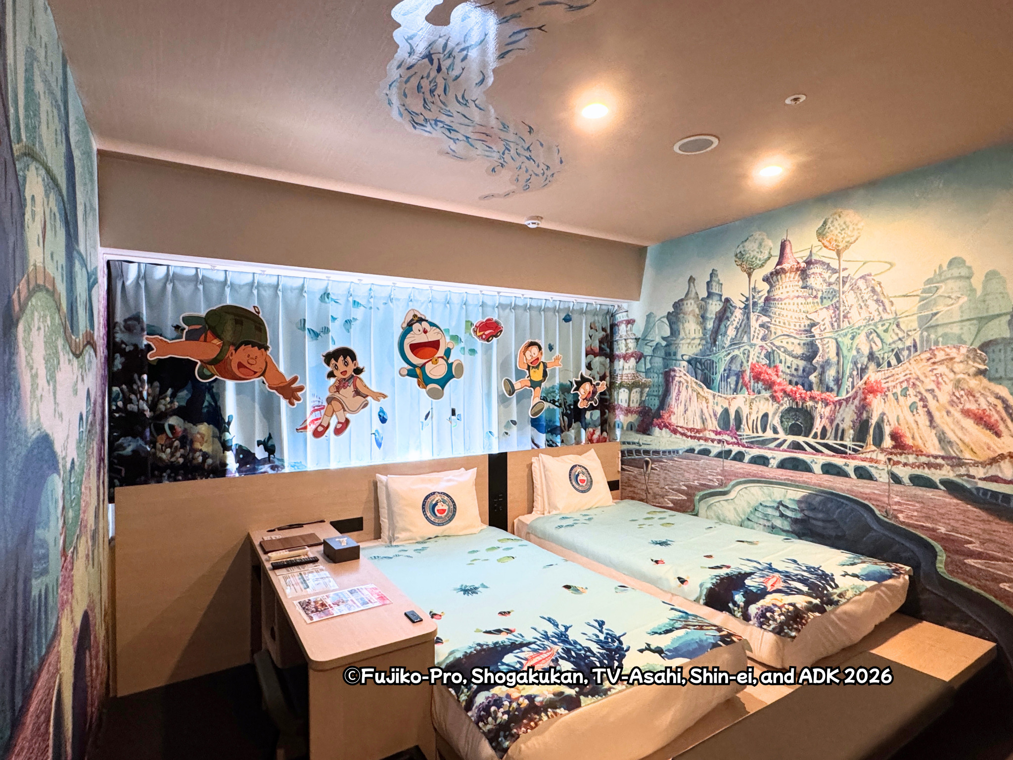 海茵娜酒店・海茵娜度假村＆水疗中心 与《电影哆啦A梦 新·大雄的海底鬼岩城》合作 “电影哆啦A梦主题房”客房公开