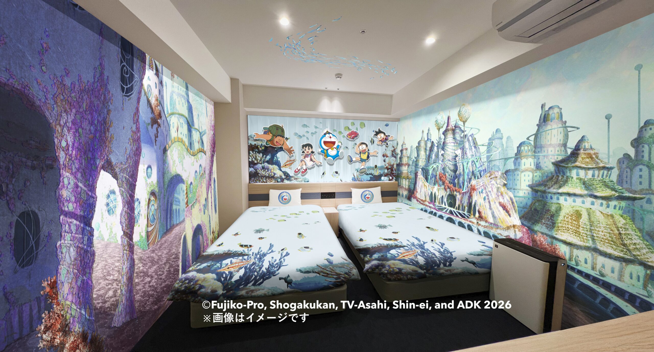 海茵娜酒店・海茵娜度假村＆水疗中心与《电影哆啦A梦 新·大雄的海底鬼岩城》合作推出“电影哆啦A梦主题房”