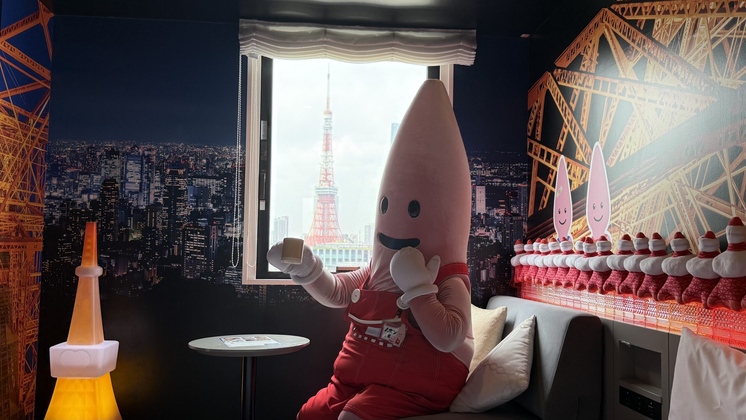 “TOKYO TOWERｘ海茵娜酒店 东京塔合作房间”里，诺彭弟弟来玩了！