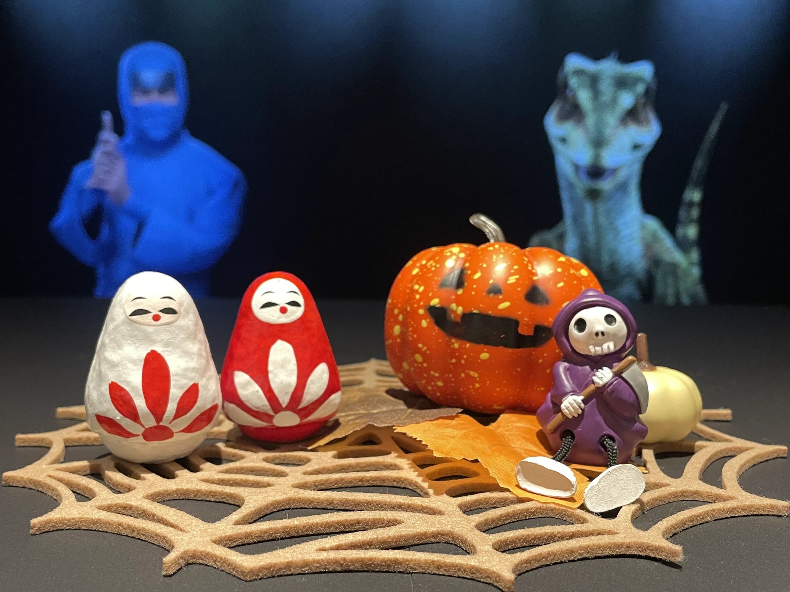 🦇前台已装饰成万圣节风格🎃