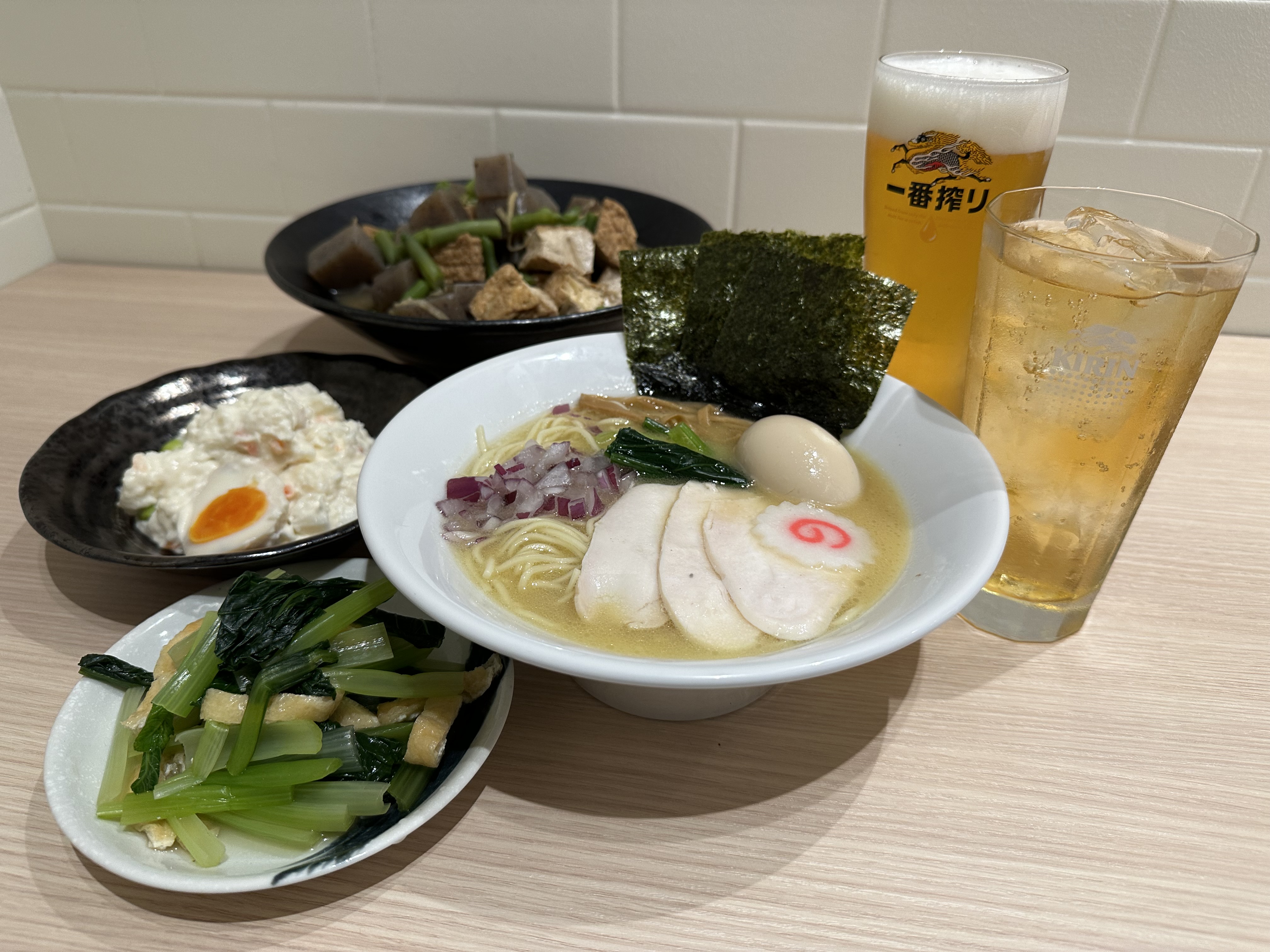 海茵娜酒店东京 浜松町 在拉面七提供限时饮品免费一杯