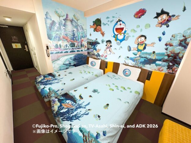 海茵娜飯店・海茵娜度假村＆水療中心與《電影哆啦A夢 新·大雄的海底鬼岩城》合作推出「電影哆啦A夢主題房」