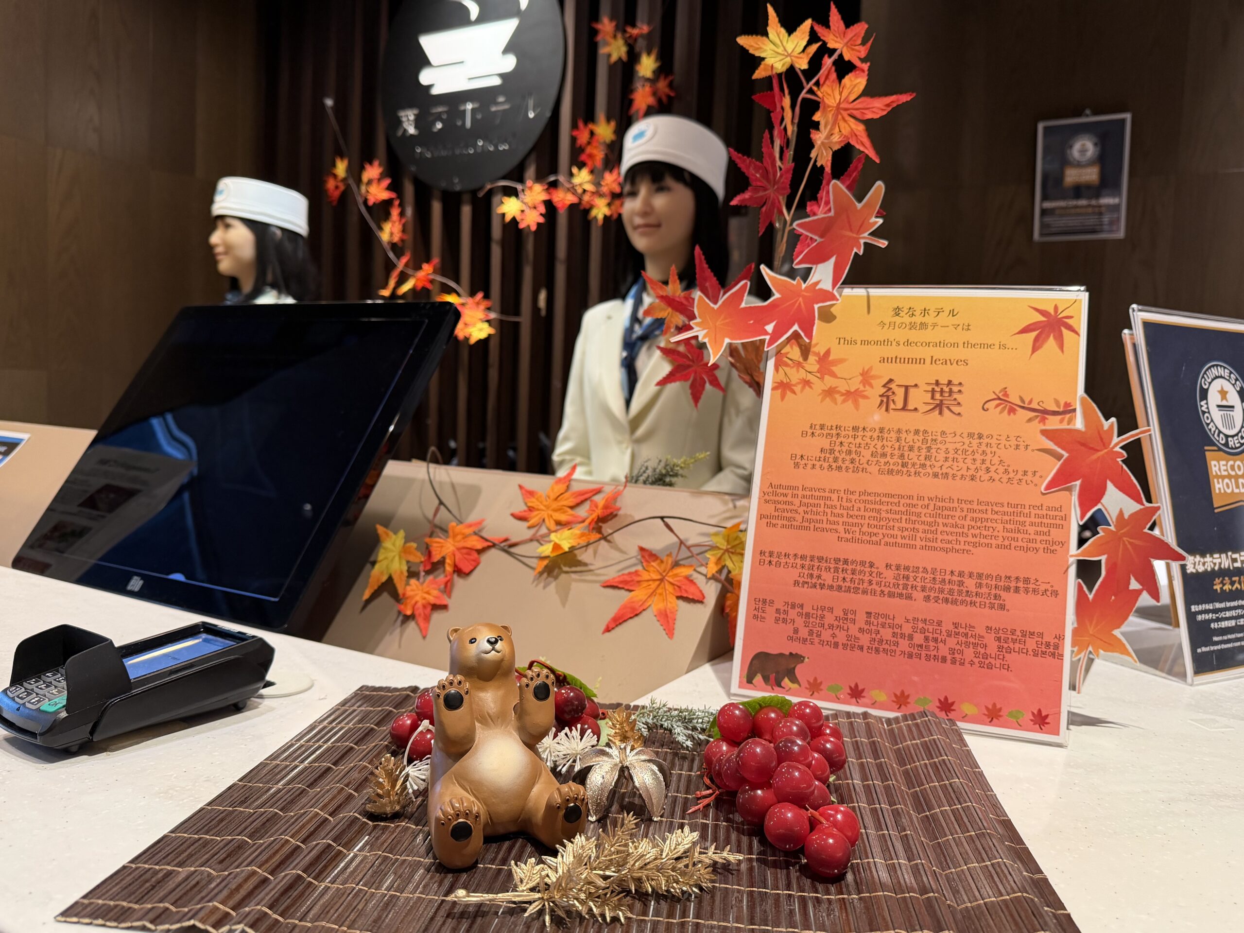 已更換為秋季裝飾🍂