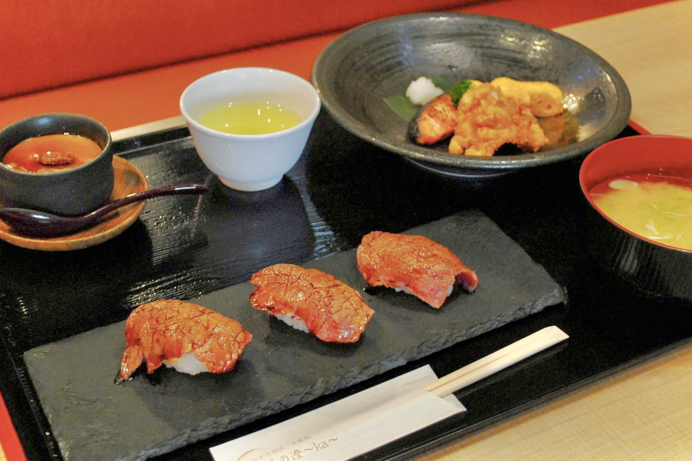 黑毛和牛一口壽司套餐